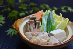 鶏鍋／一例