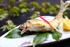 山女魚の塩焼き