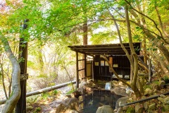 渓流露天「もみじ湯」